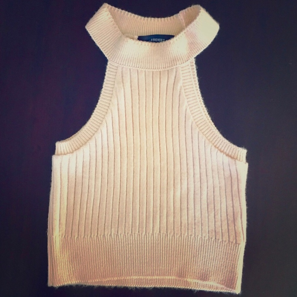 Ballet Slipper pink sweater tank top